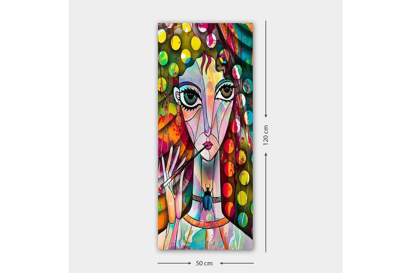Canvastaulu DKY Abstract & Fractals Monivärinen - 50x120 cm - Sisustustuotteet - Taulu & taide - Canvas-taulu