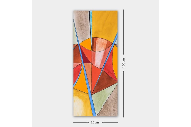 Canvastaulu DKY Abstract & Fractals Monivärinen - 50x120 cm - Sisustustuotteet - Taulu & taide - Canvas-taulu
