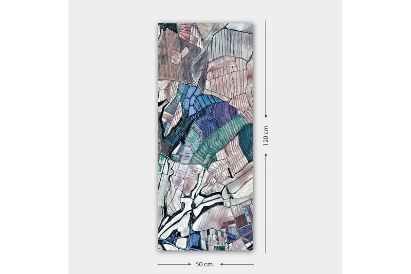Canvastaulu DKY Abstract & Fractals Monivärinen - 50x120 cm - Sisustustuotteet - Taulu & taide - Canvas-taulu