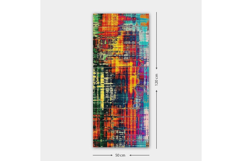 Canvastaulu DKY Abstract & Fractals Monivärinen - 50x120 cm - Sisustustuotteet - Taulu & taide - Canvas-taulu