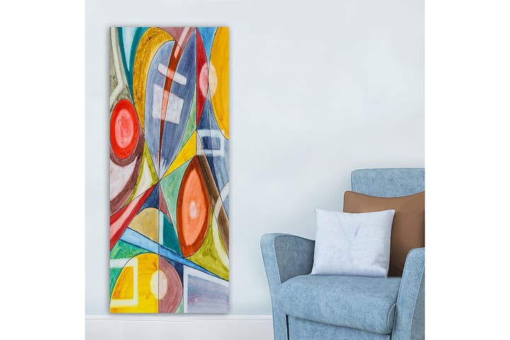Canvastaulu DKY Abstract & Fractals Monivärinen - 50x120 cm - Seinäkoristeet - Canvas-taulu