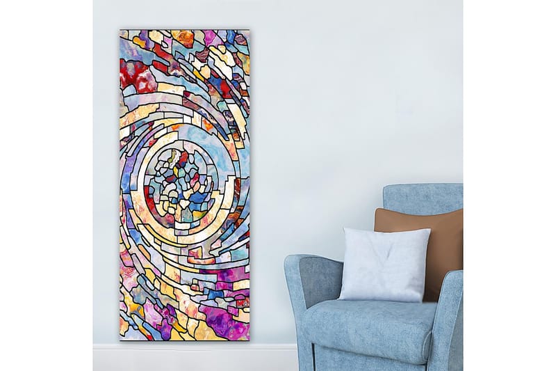 Canvastaulu DKY Abstract & Fractals Monivärinen - 50x120 cm - Sisustustuotteet - Taulu & taide - Canvas-taulu
