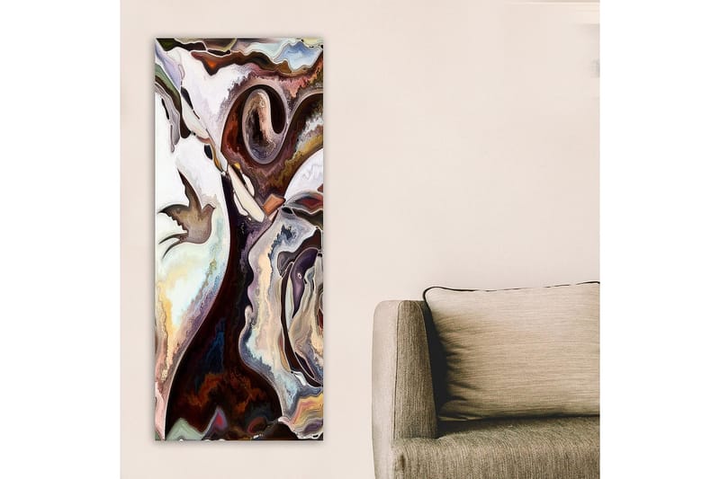 Canvastaulu DKY Abstract & Fractals Monivärinen - 50x120 cm - Sisustustuotteet - Taulu & taide - Canvas-taulu
