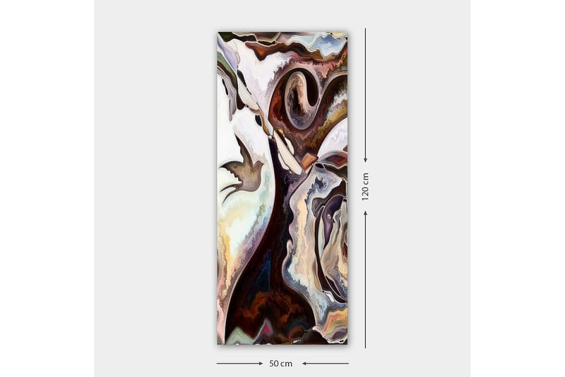 Canvastaulu DKY Abstract & Fractals Monivärinen - 50x120 cm - Sisustustuotteet - Taulu & taide - Canvas-taulu