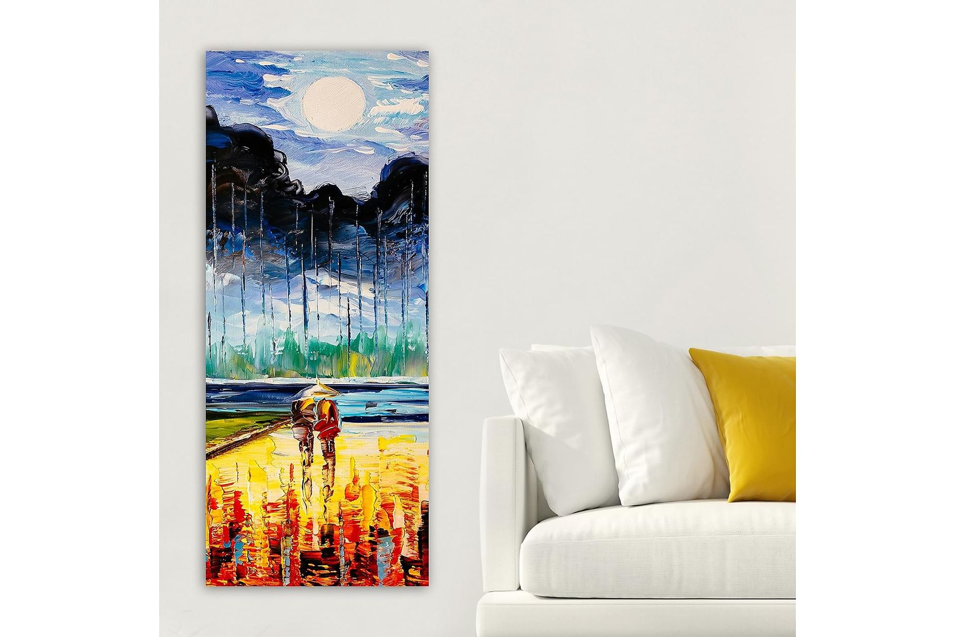 Canvastaulu DKY Abstract & Fractals Monivärinen - 50x120 cm - Sisustustuotteet - Taulu & taide - Canvas-taulu