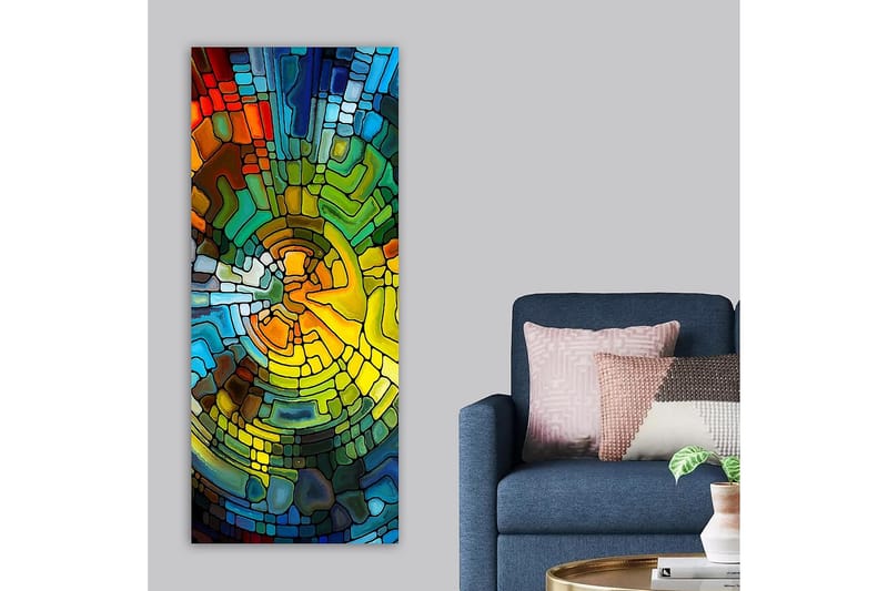 Canvastaulu DKY Abstract & Fractals Monivärinen - 50x120 cm - Sisustustuotteet - Taulu & taide - Canvas-taulu
