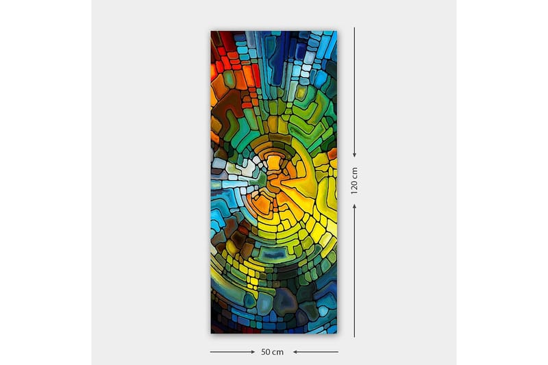 Canvastaulu DKY Abstract & Fractals Monivärinen - 50x120 cm - Sisustustuotteet - Taulu & taide - Canvas-taulu