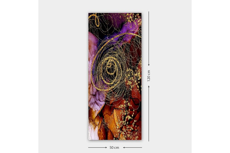 Canvastaulu DKY Abstract & Fractals Monivärinen - 50x120 cm - Sisustustuotteet - Taulu & taide - Canvas-taulu