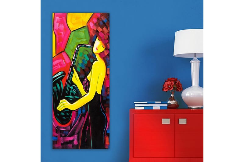 Canvastaulu DKY Abstract & Fractals Monivärinen - 50x120 cm - Sisustustuotteet - Taulu & taide - Canvas-taulu