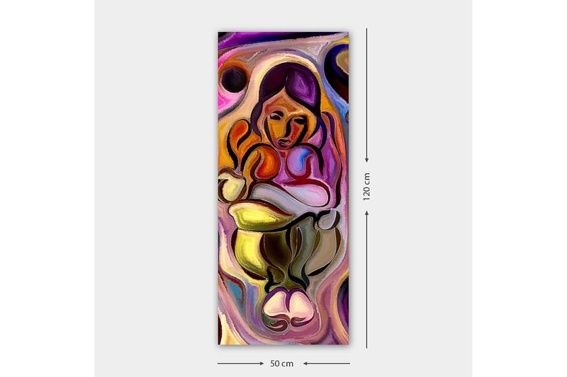 Canvastaulu DKY Abstract & Fractals Monivärinen - 50x120 cm - Sisustustuotteet - Taulu & taide - Canvas-taulu