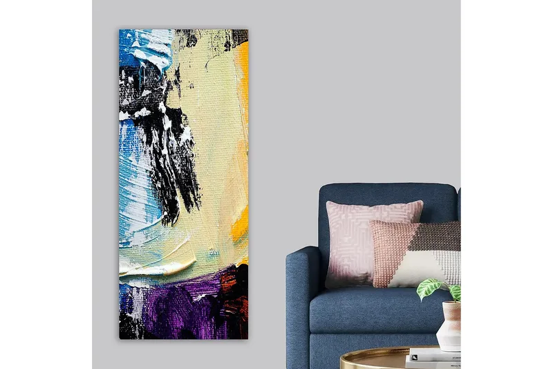 Canvastaulu DKY Abstract & Fractals Monivärinen - 50x120 cm - Sisustustuotteet - Taulu & taide - Canvas-taulu