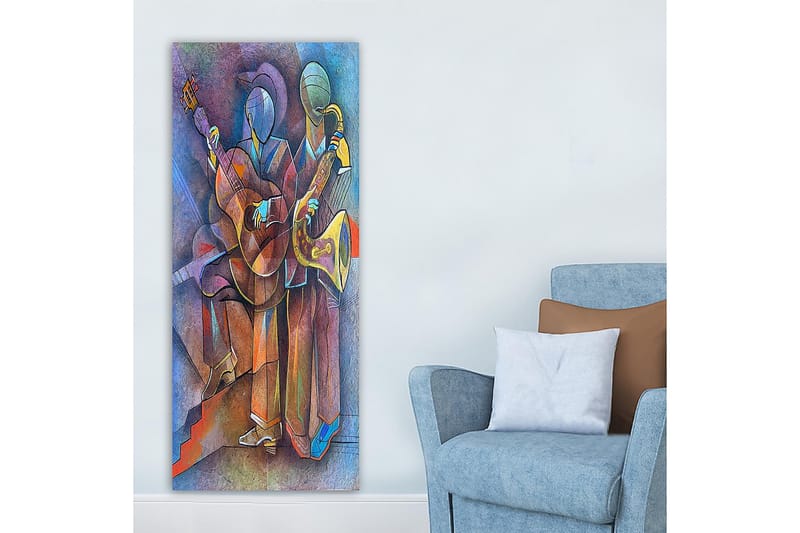 Canvastaulu DKY Abstract & Fractals Monivärinen - 50x120 cm - Sisustustuotteet - Taulu & taide - Canvas-taulu