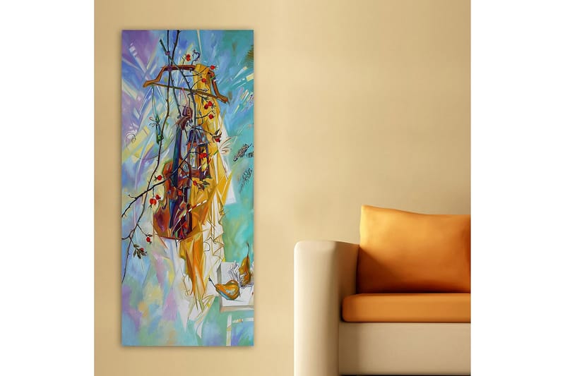 Canvastaulu DKY Abstract & Fractals Monivärinen - 50x120 cm - Sisustustuotteet - Taulu & taide - Canvas-taulu