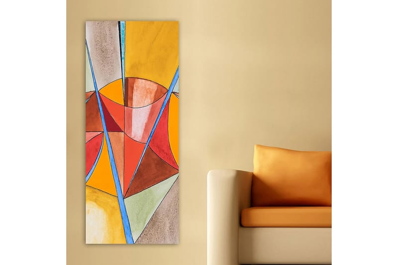 Canvastaulu DKY Abstract & Fractals Monivärinen - 50x120 cm - Sisustustuotteet - Taulu & taide - Canvas-taulu