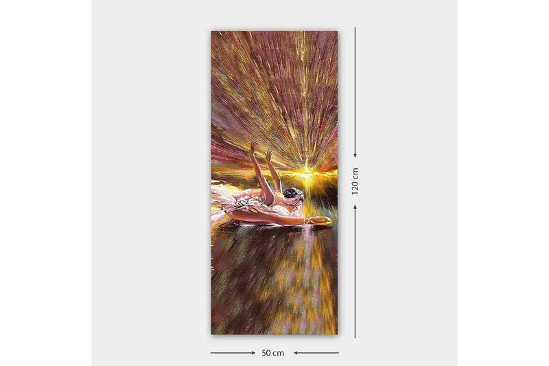 Canvastaulu DKY Abstract & Fractals Monivärinen - 50x120 cm - Sisustustuotteet - Taulu & taide - Canvas-taulu