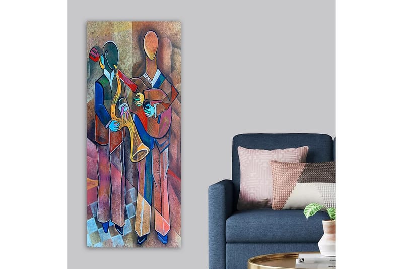 Canvastaulu DKY Abstract & Fractals Monivärinen - 50x120 cm - Sisustustuotteet - Taulu & taide - Canvas-taulu