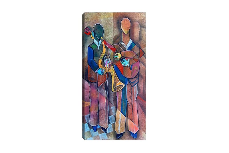 Canvastaulu DKY Abstract & Fractals Monivärinen, 50x120 cm