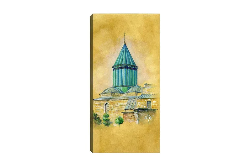 Canvastaulu DKY Cities & Countries Monivärinen, 50x120 cm