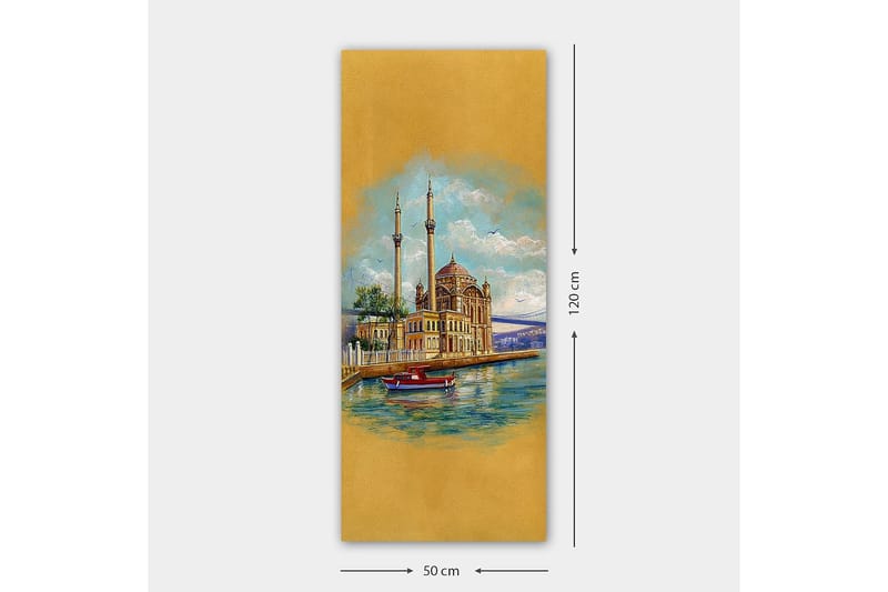 Canvastaulu DKY Cities & Countries Monivärinen - 50x120 cm - Sisustustuotteet - Taulu & taide - Canvas-taulu