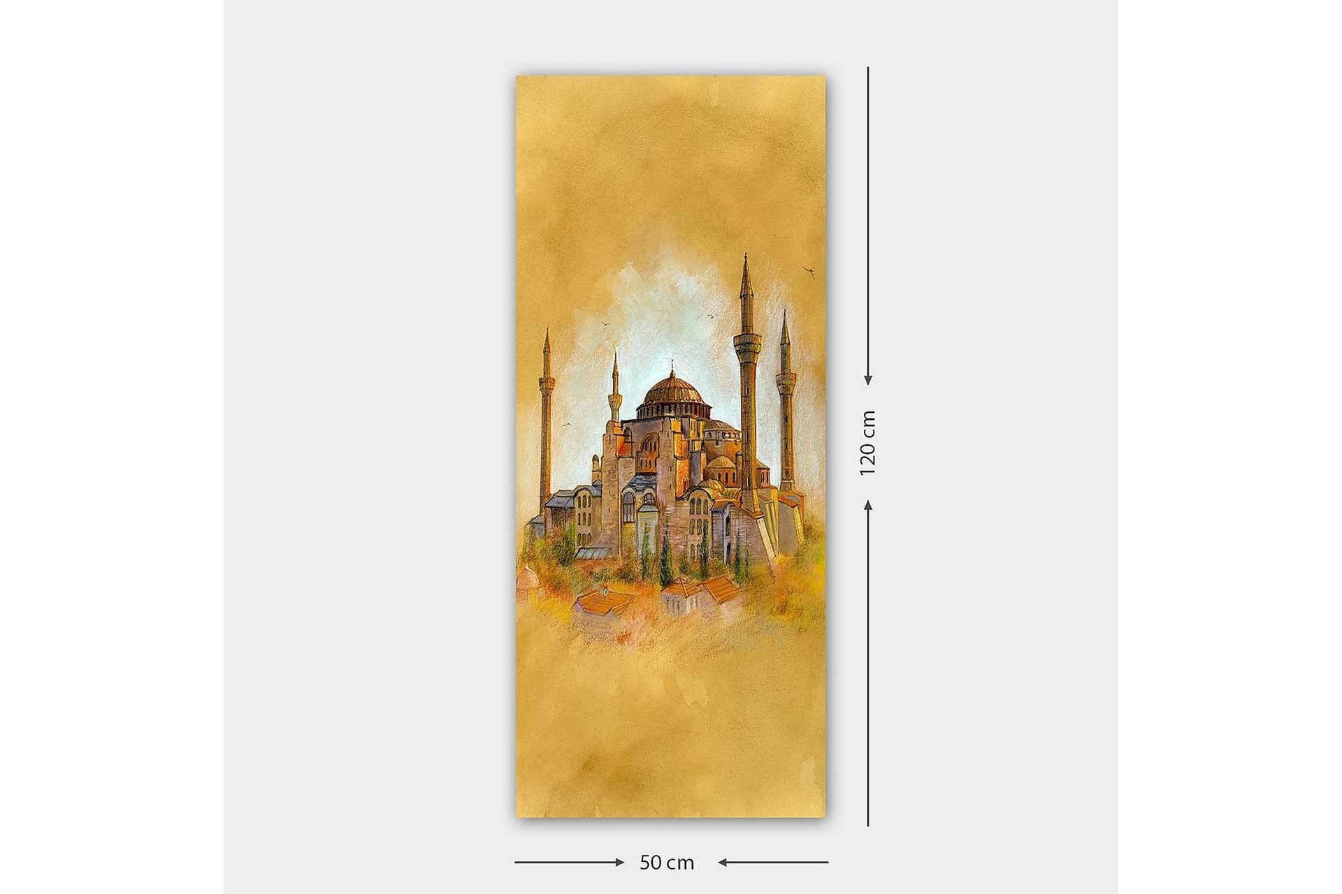 Canvastaulu DKY Cities & Countries Monivärinen - 50x120 cm - Sisustustuotteet - Taulu & taide - Canvas-taulu