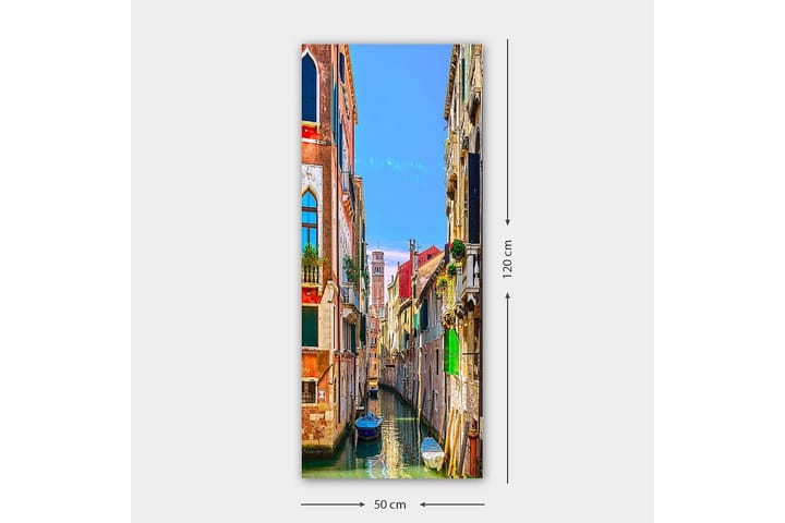 Canvastaulu DKY Cities & Countries Monivärinen - 50x120 cm - Canvas-taulu - Seinäkoristeet