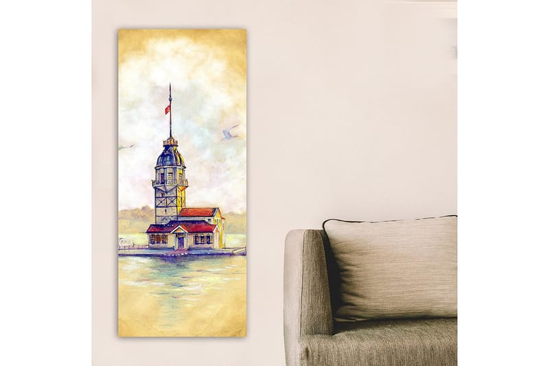 Canvastaulu DKY Cities & Countries Monivärinen - 50x120 cm - Sisustustuotteet - Taulu & taide - Canvas-taulu