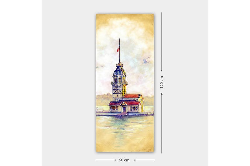 Canvastaulu DKY Cities & Countries Monivärinen - 50x120 cm - Sisustustuotteet - Taulu & taide - Canvas-taulu