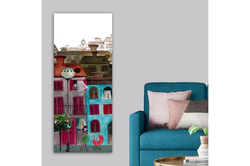 Canvastaulu DKY Cities & Countries Monivärinen - 50x120 cm - Sisustustuotteet - Taulu & taide - Canvas-taulu