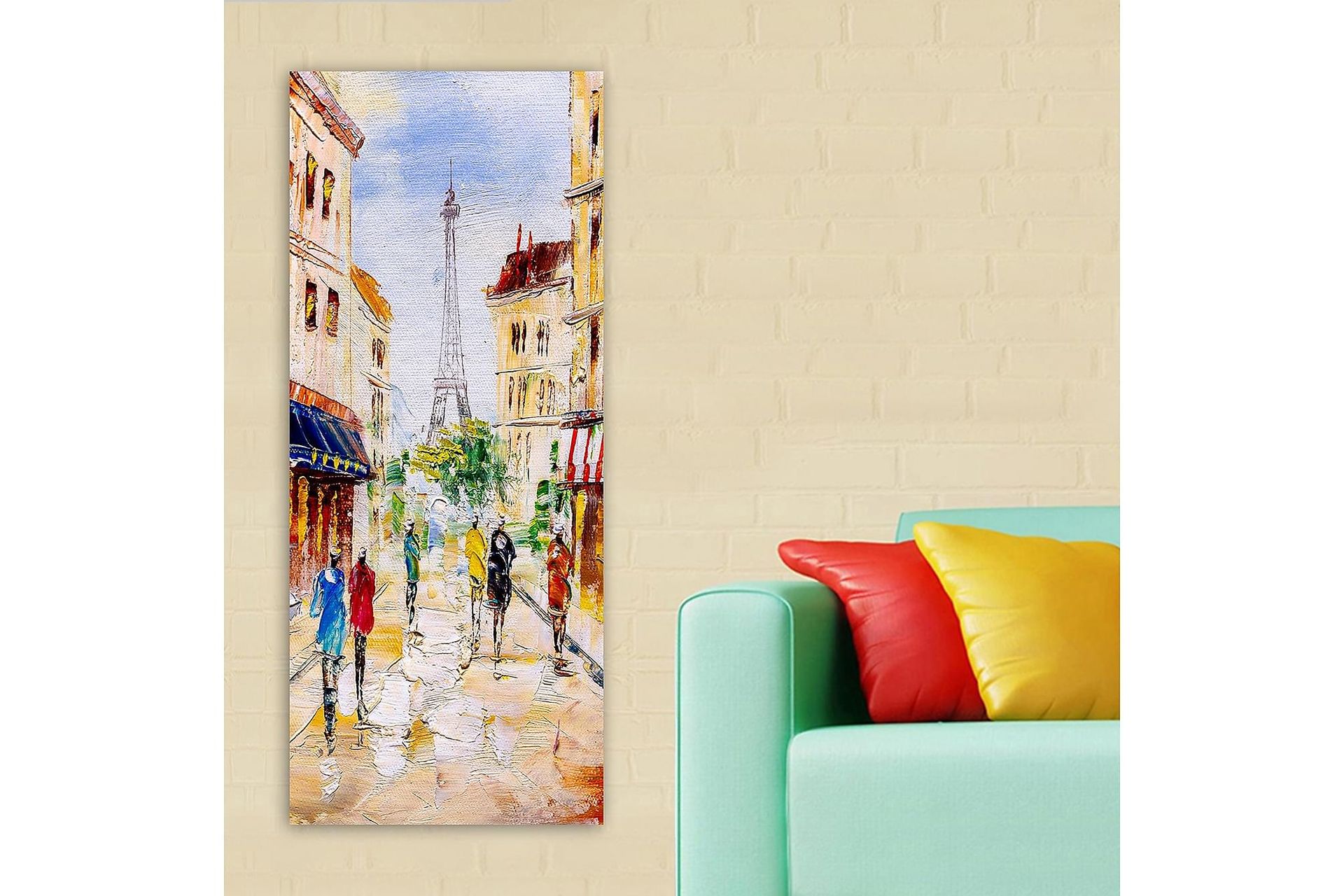 Canvastaulu DKY Cities & Countries Monivärinen - 50x120 cm - Sisustustuotteet - Taulu & taide - Canvas-taulu