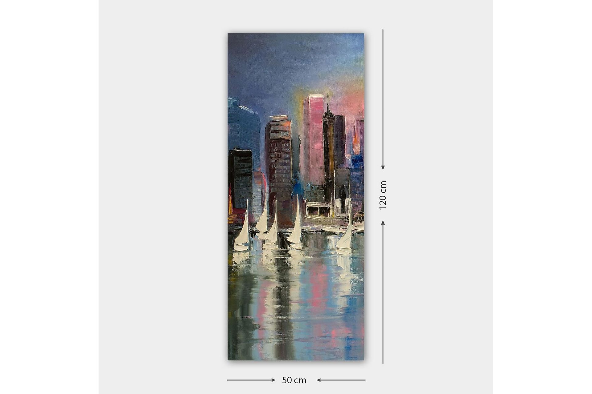 Canvastaulu DKY Cities & Countries Monivärinen - 50x120 cm - Sisustustuotteet - Taulu & taide - Canvas-taulu
