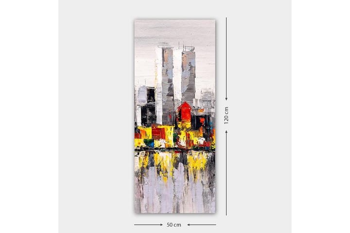 Canvastaulu DKY Cities & Countries Monivärinen - 50x120 cm - Seinäkoristeet - Canvas-taulu