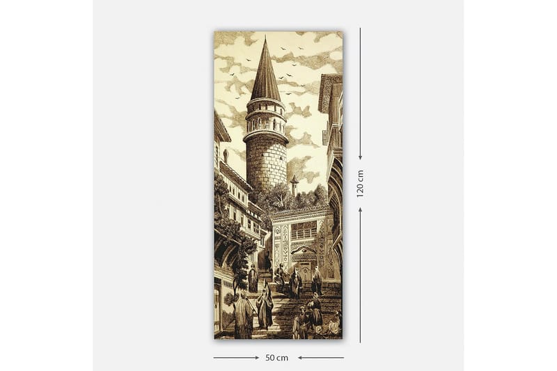 Canvastaulu DKY Cities & Countries Monivärinen - 50x120 cm - Sisustustuotteet - Taulu & taide - Canvas-taulu