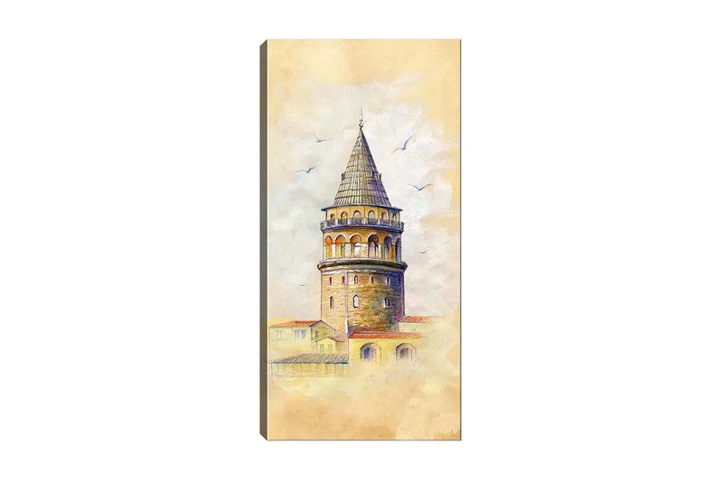 Canvastaulu DKY Cities & Countries Monivärinen, 50x120 cm