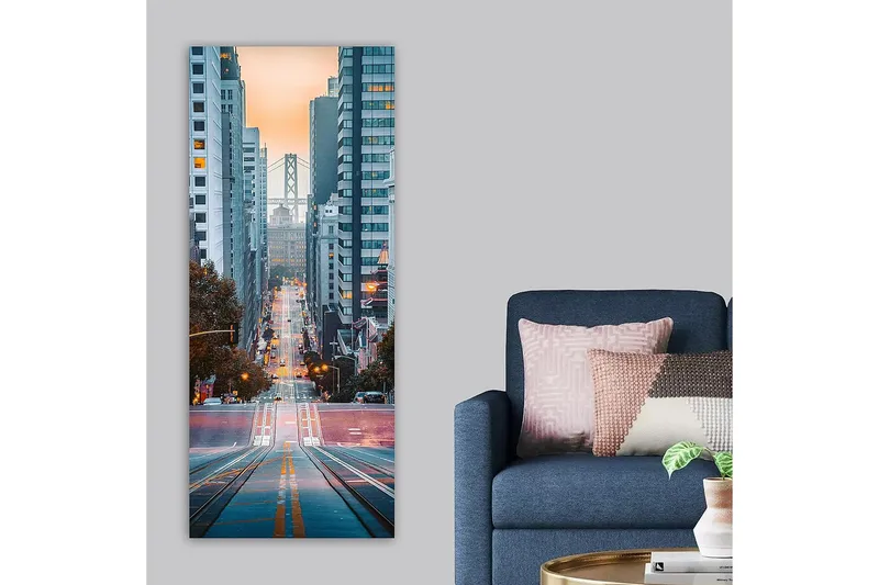 Canvastaulu DKY Cities & Countries Monivärinen - 50x120 cm - Sisustustuotteet - Taulu & taide - Canvas-taulu