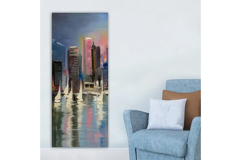 Canvastaulu DKY Cities & Countries Monivärinen - 50x120 cm - Sisustustuotteet - Taulu & taide - Canvas-taulu