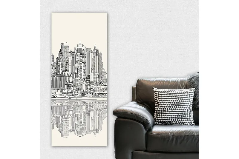 Canvastaulu DKY Cities & Countries Monivärinen - 50x120 cm - Sisustustuotteet - Taulu & taide - Canvas-taulu