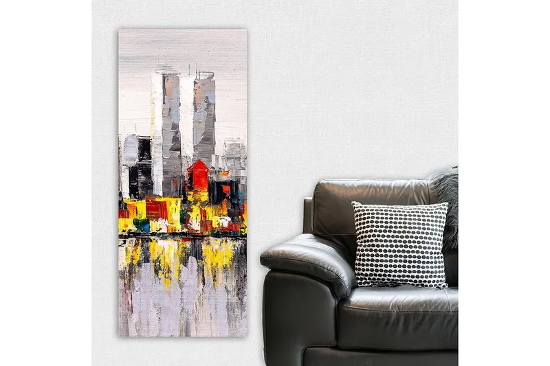 Canvastaulu DKY Cities & Countries Monivärinen - 50x120 cm - Sisustustuotteet - Taulu & taide - Canvas-taulu