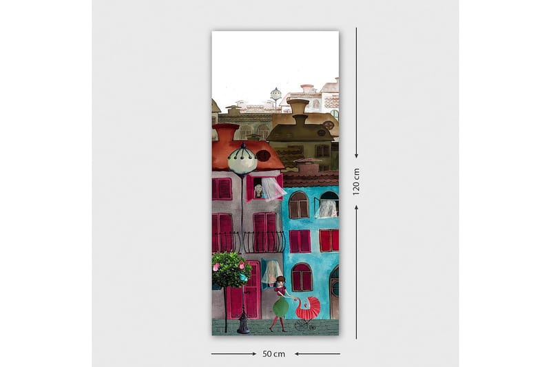 Canvastaulu DKY Cities & Countries Monivärinen - 50x120 cm - Sisustustuotteet - Taulu & taide - Canvas-taulu