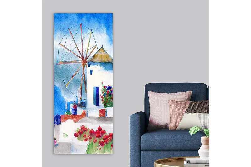 Canvastaulu DKY Cities & Countries Monivärinen - 50x120 cm - Sisustustuotteet - Taulu & taide - Canvas-taulu