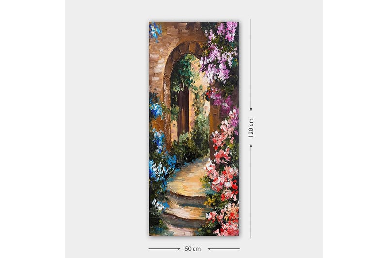Canvastaulu DKY Floral & Botanical Monivärinen - 50x120 cm - Sisustustuotteet - Taulu & taide - Canvas-taulu
