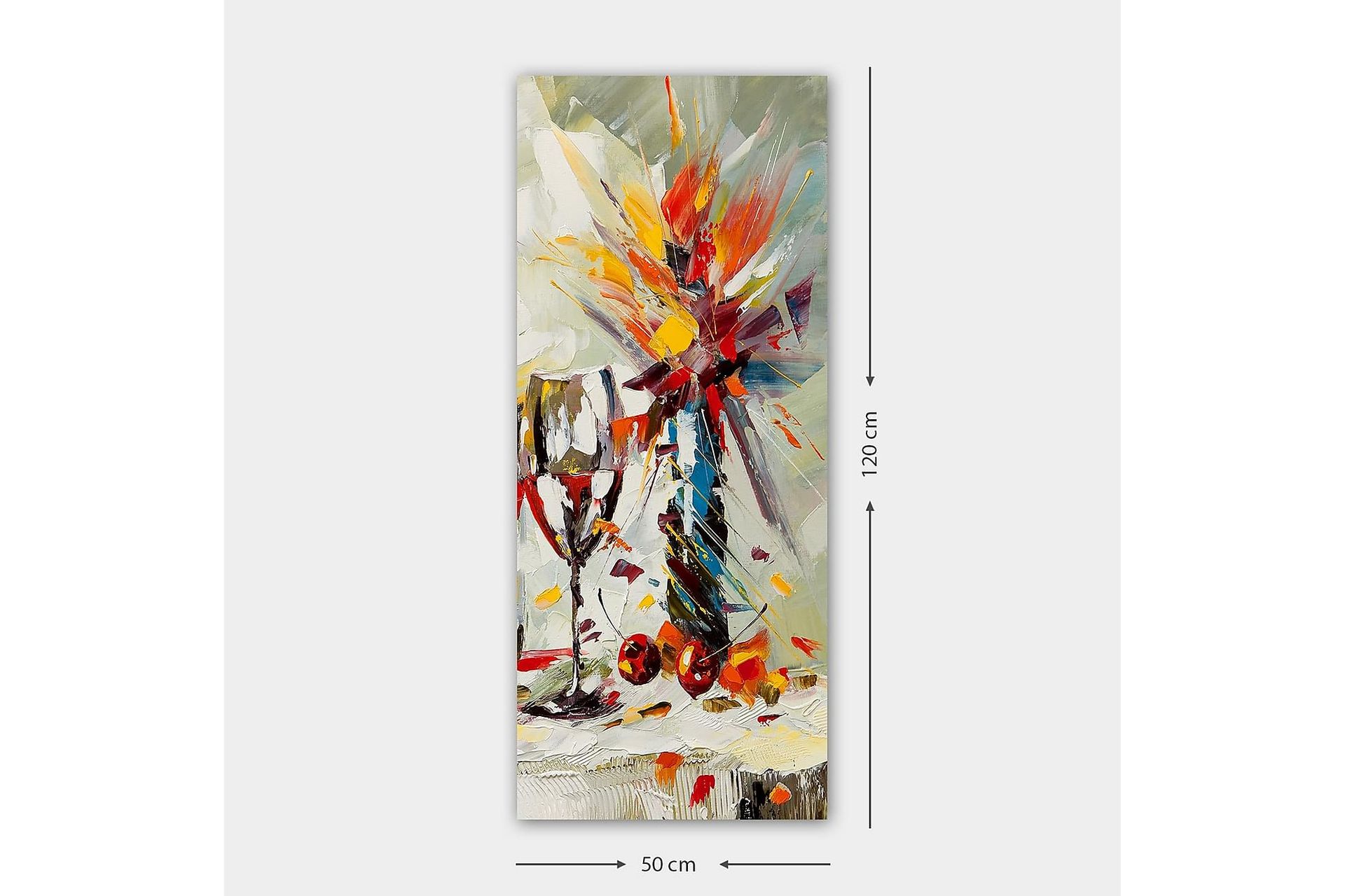Canvastaulu DKY Floral & Botanical Monivärinen - 50x120 cm - Sisustustuotteet - Taulu & taide - Canvas-taulu