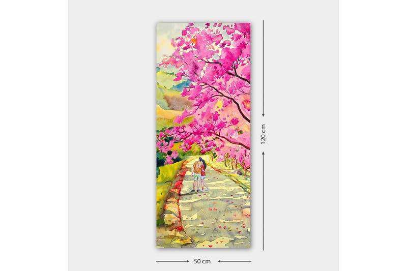 Canvastaulu DKY Floral & Botanical Monivärinen - 50x120 cm - Sisustustuotteet - Taulu & taide - Canvas-taulu