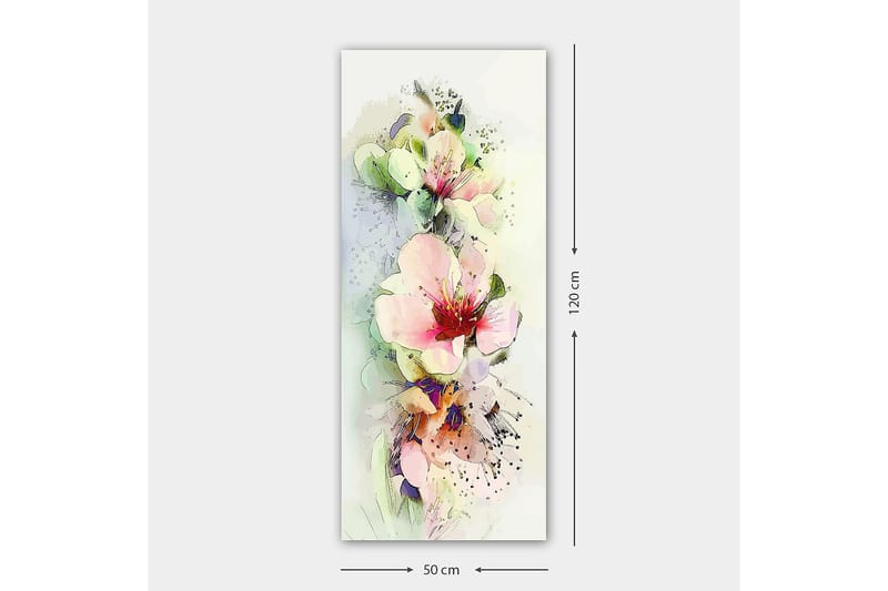 Canvastaulu DKY Floral & Botanical Monivärinen - 50x120 cm - Sisustustuotteet - Taulu & taide - Canvas-taulu