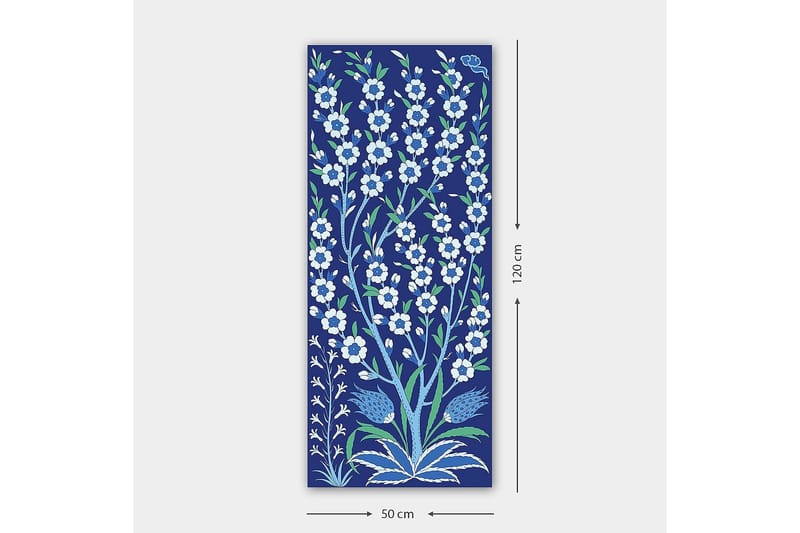 Canvastaulu DKY Floral & Botanical Monivärinen - 50x120 cm - Sisustustuotteet - Taulu & taide - Canvas-taulu