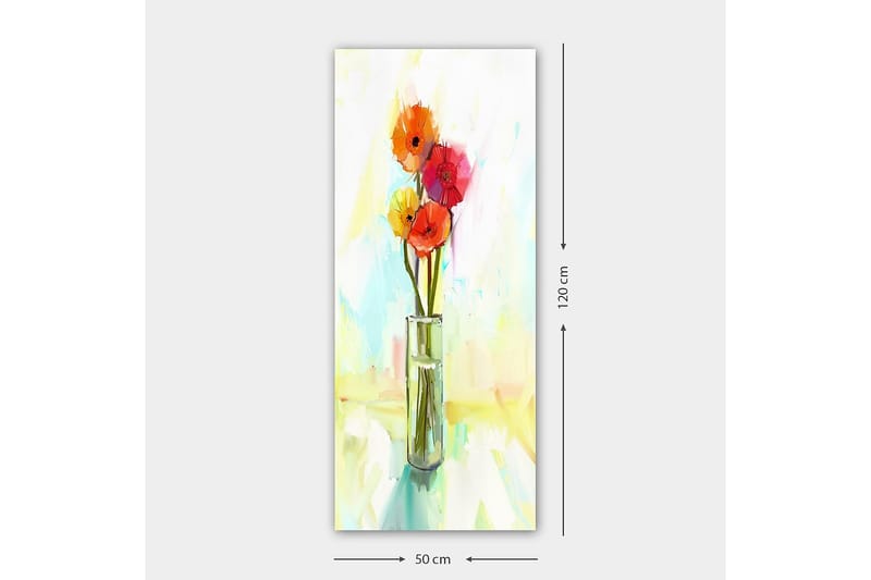 Canvastaulu DKY Floral & Botanical Monivärinen - 50x120 cm - Sisustustuotteet - Taulu & taide - Canvas-taulu