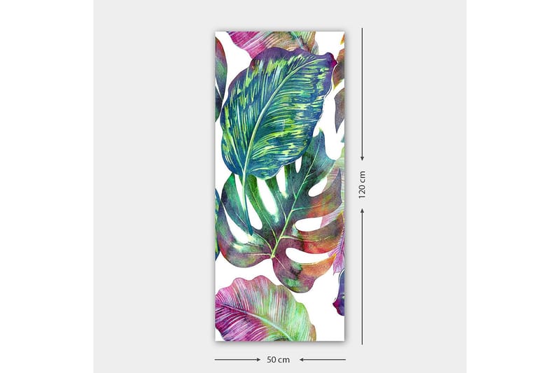 Canvastaulu DKY Floral & Botanical Monivärinen - 50x120 cm - Sisustustuotteet - Taulu & taide - Canvas-taulu
