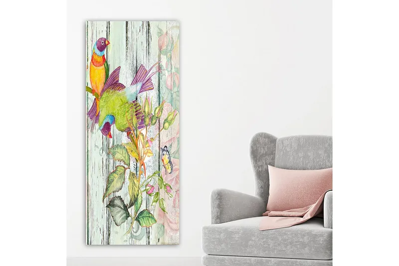 Canvastaulu DKY Floral & Botanical Monivärinen - 50x120 cm - Sisustustuotteet - Taulu & taide - Canvas-taulu