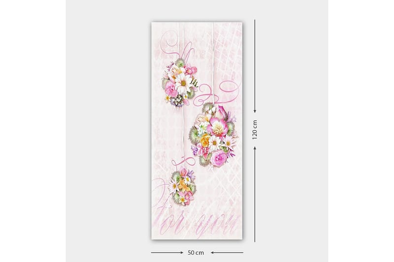 Canvastaulu DKY Floral & Botanical Monivärinen - 50x120 cm - Sisustustuotteet - Taulu & taide - Canvas-taulu
