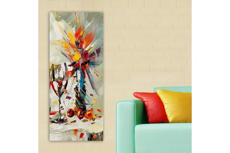 Canvastaulu DKY Floral & Botanical Monivärinen - 50x120 cm - Sisustustuotteet - Taulu & taide - Canvas-taulu