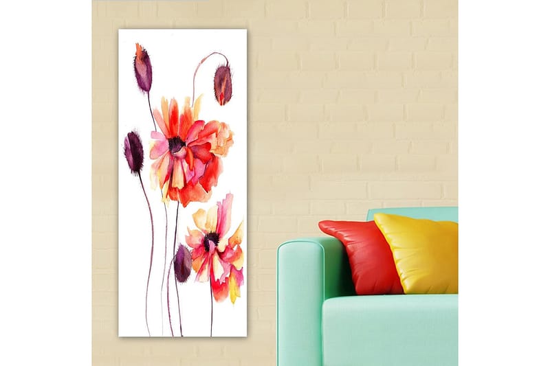 Canvastaulu DKY Floral & Botanical Monivärinen - 50x120 cm - Sisustustuotteet - Taulu & taide - Canvas-taulu
